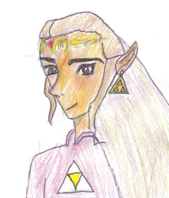 Princess Zelda (I think) by GavinTheMage