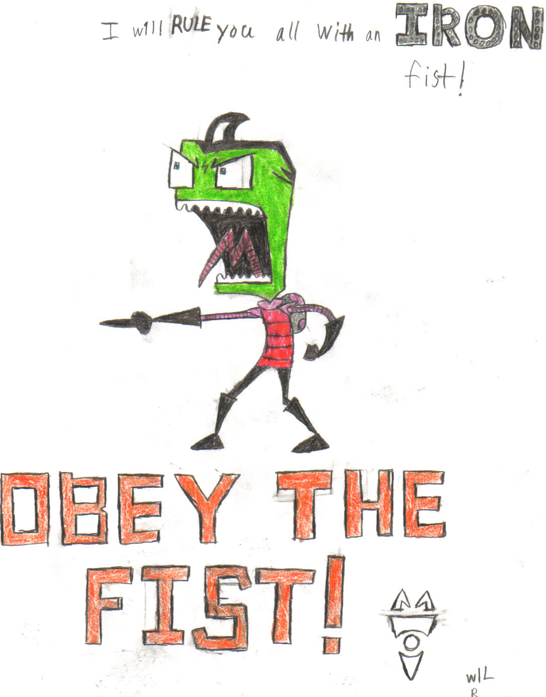 obey the fist!!!!!! by Geckon_Lord_of_geckos