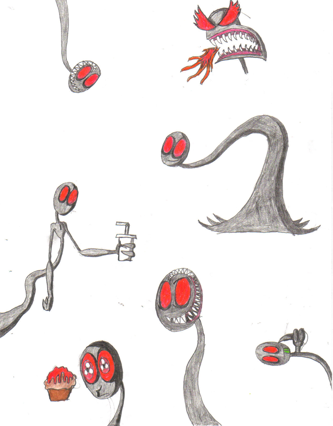 Doodles of Spook-iness by Geckon_Lord_of_geckos