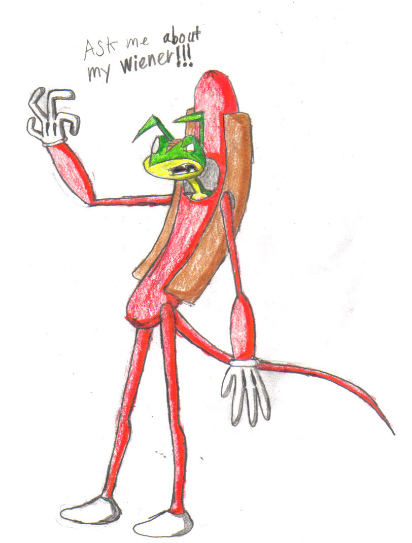Hotdog boy. by Geckon_Lord_of_geckos