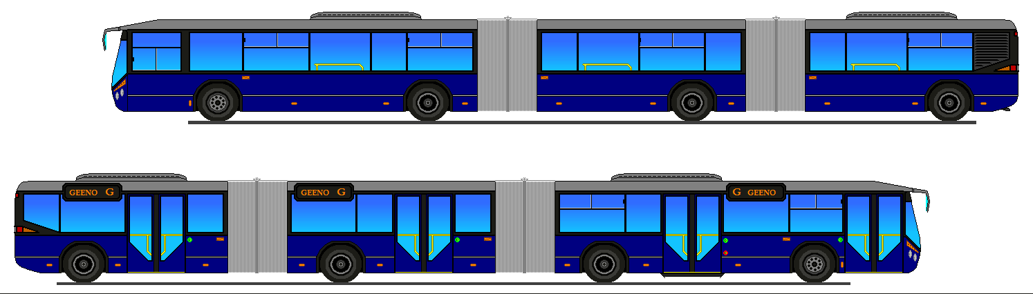 Double hinged bus by Gee