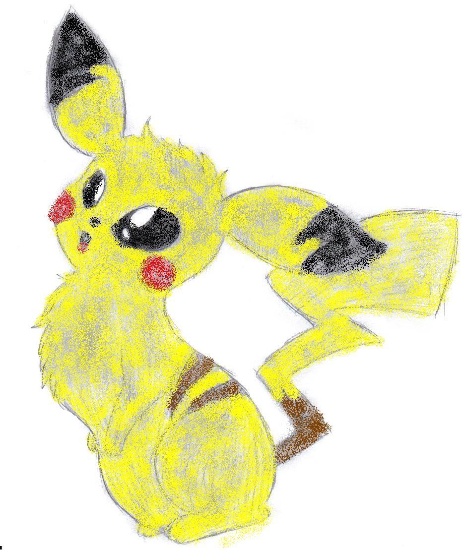 Cute pikachu,colored by GemWist