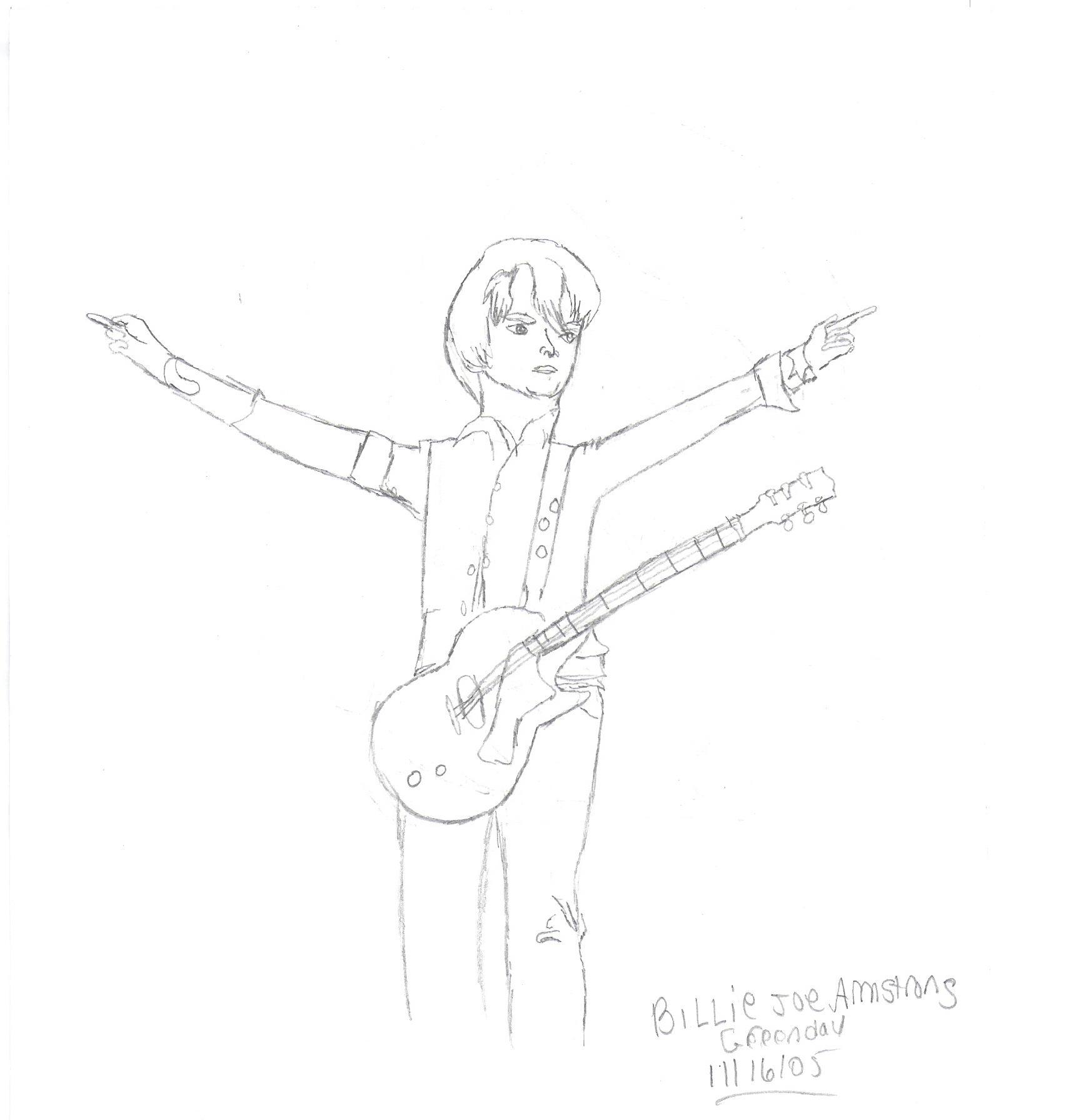 Bille Joe Armstrong by Gerardthedevil