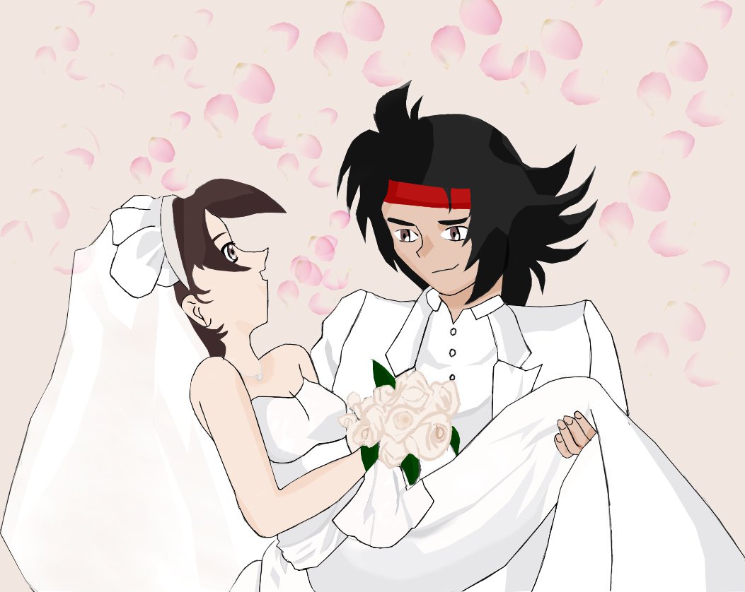 Rain and Domon getting married by Gerardthedevil