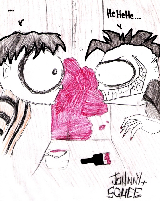 Johnny and Squee by Gerardway2008