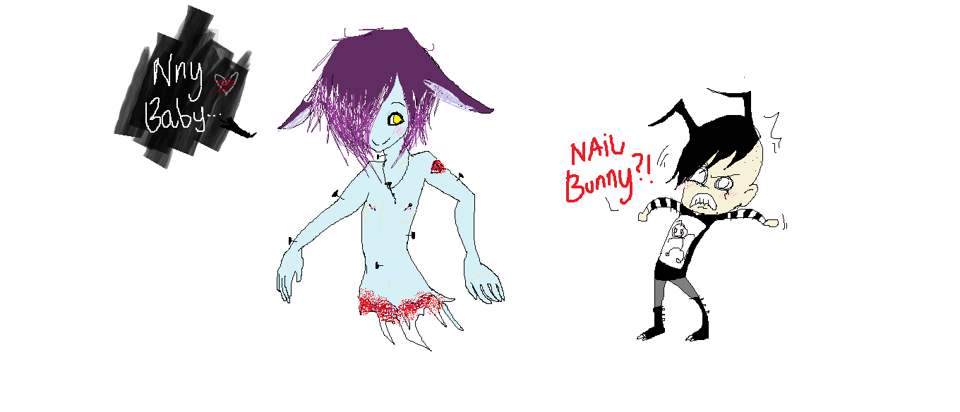 nail bunny by Gerardway2008