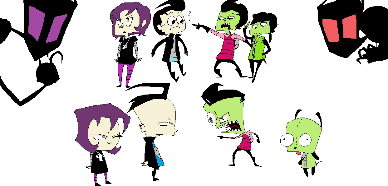 jhonens charactrsss by Gerardway2008