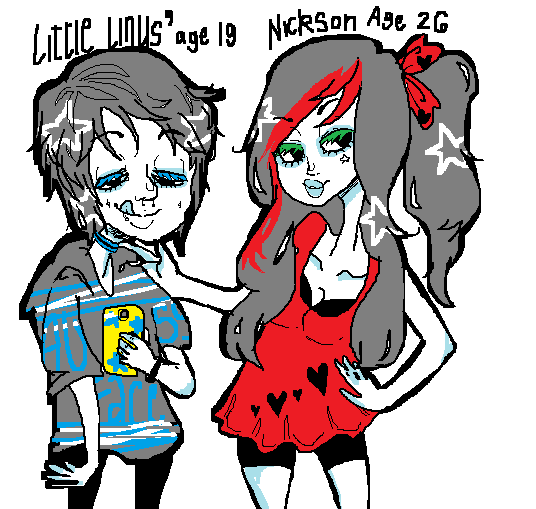 lil bro with big sissy by Gerardway2008