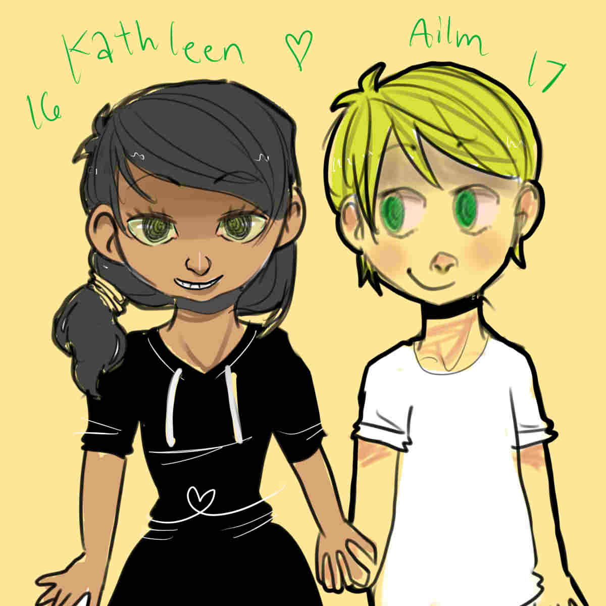ailm and kat by Gerardway2008