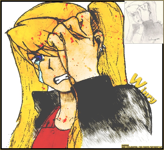 .::Winry Crying::. Colored by GettinHotWithJC