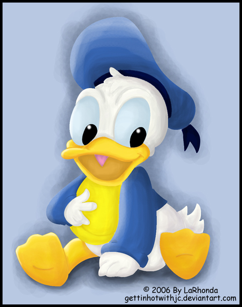 Baby Donald Duck by GettinHotWithJC