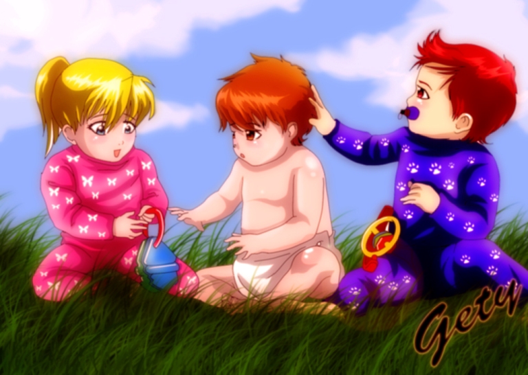 Anime Babies by Gety