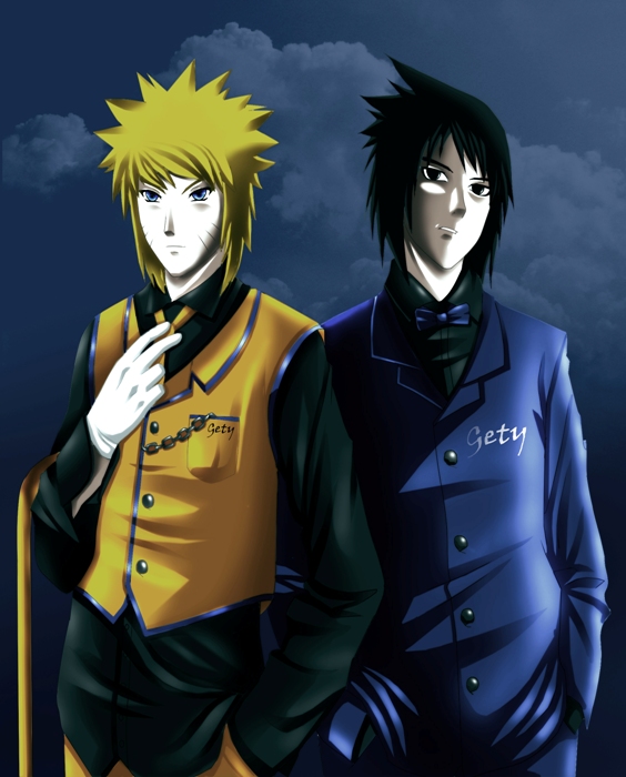 Naruto & Sasuke by Gety