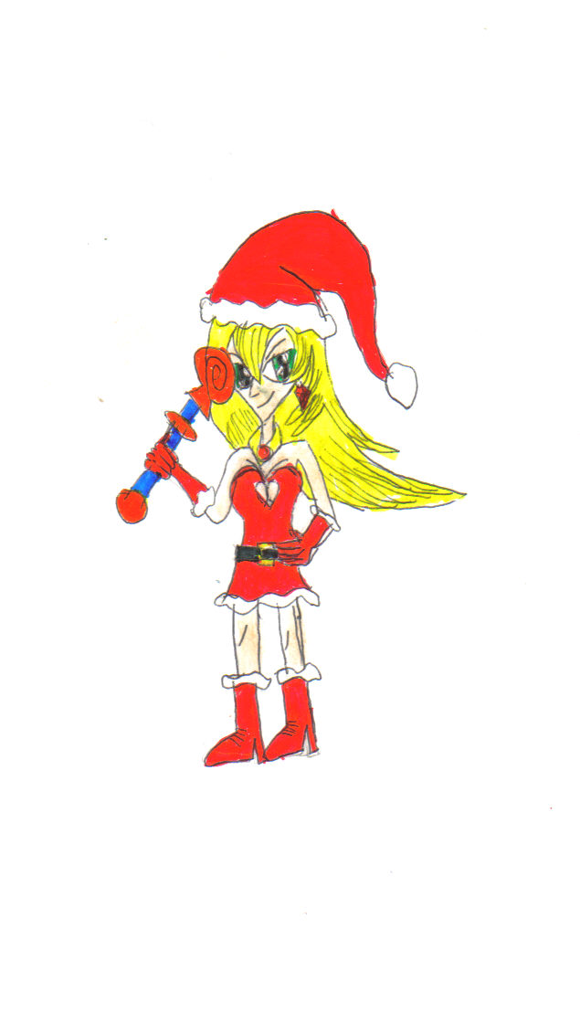 Dark Magician Girl*Christmas costume* by GhostHunter