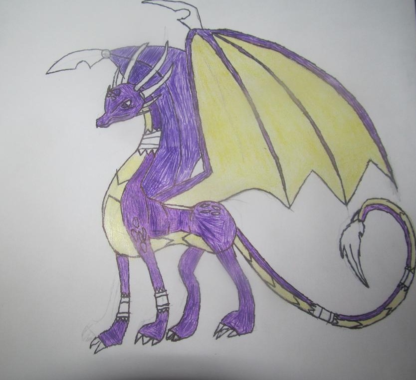Zero The Purple Dragoness, Spyro OC by GhostHunter94