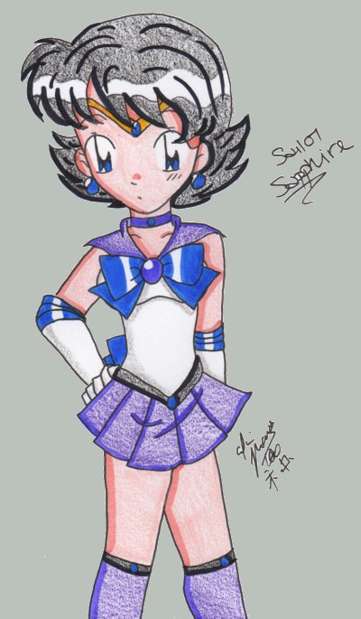 Sailor Sapphire by GhostPrincess