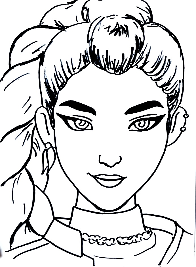 Rumi Colouring Page by Giston