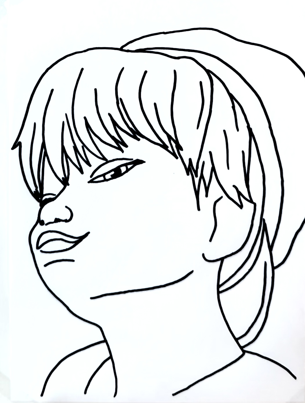 Baby Saja colouring Page by Giston