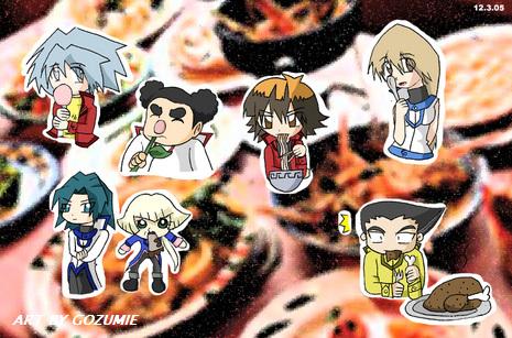 Yu-Gi-Oh GX favorite food by GoZumie