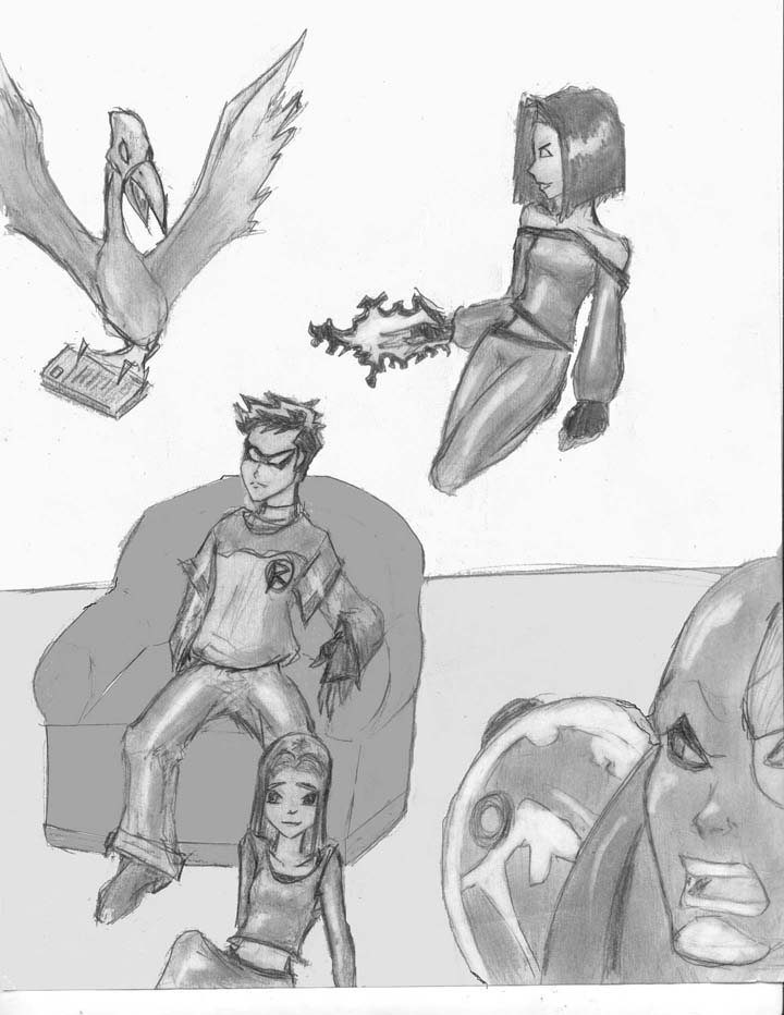 A day in the life of the Teen Titans by Godfather