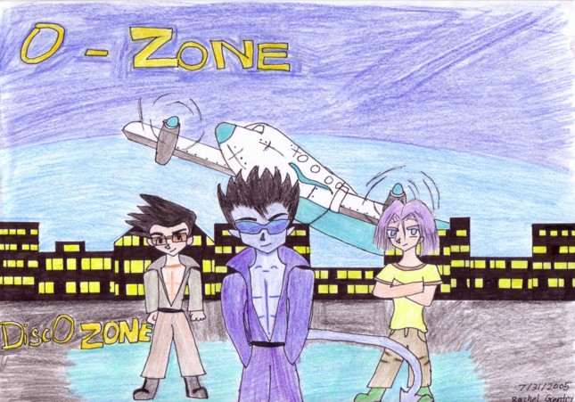 Nightcrawler, Goten & Trunks as O-zone by GojakInucrawler