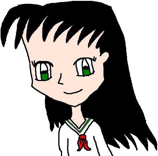 My First Picture of Kagome by GojakInucrawler