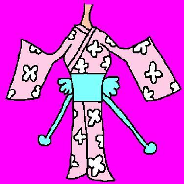 Pink Kimono by GojakInucrawler