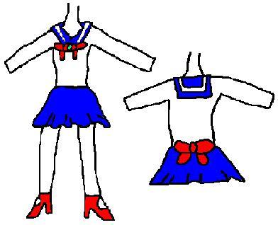 (Blue) Sailor Uniform by GojakInucrawler