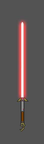 Sith Lightsaber 1 (Red) by GoldenRhydon