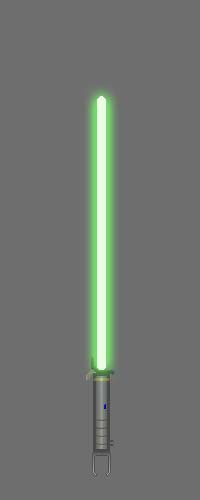 Jedi Lightsaber 2 (green) by GoldenRhydon