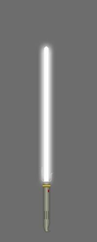 Jedi Lord Lightsaber 1 (White) by GoldenRhydon