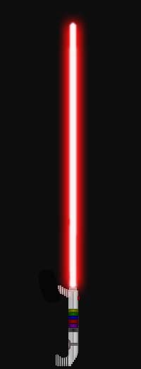 Sith Lightsaber 2 (Red) by GoldenRhydon