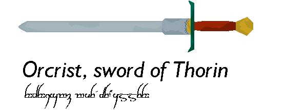 Orcrist Sword by GoldenRhydon