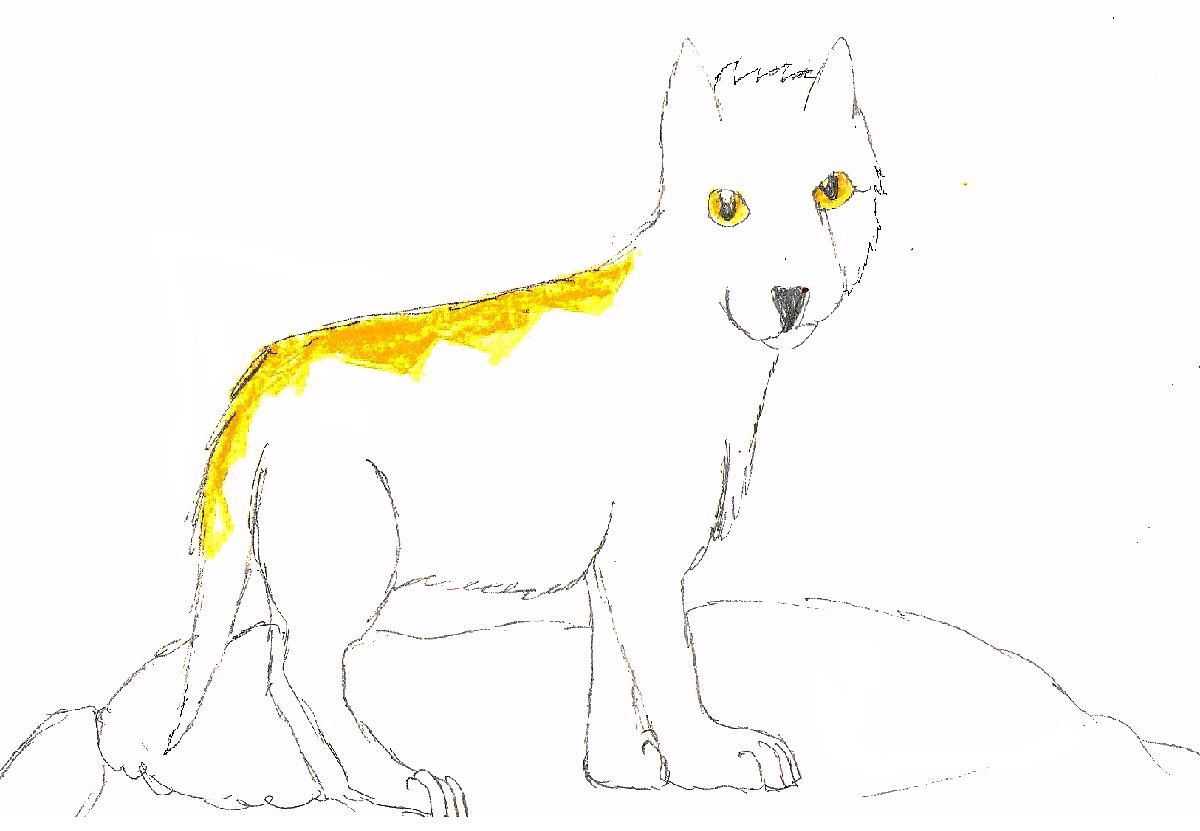 My lightning wolf by Goldenlight