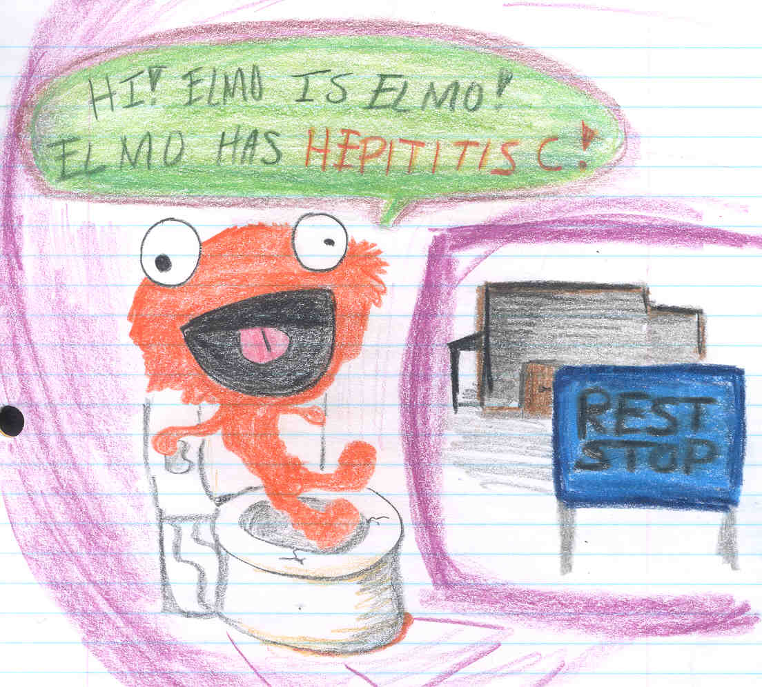 Poor Disgusting Elmo by GollumRox