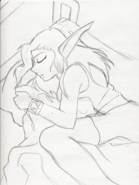 I dream of you....(sketch) by Gonna-Chan