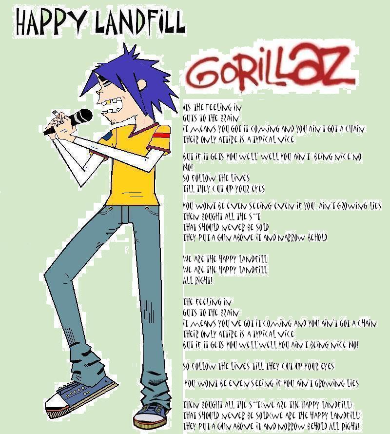 My first 2-d pic on computer by GorillazNumbr1fan