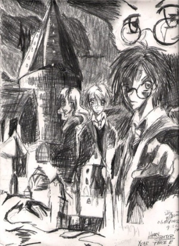 Harry Potter Poster-Anime Style by Goten0040