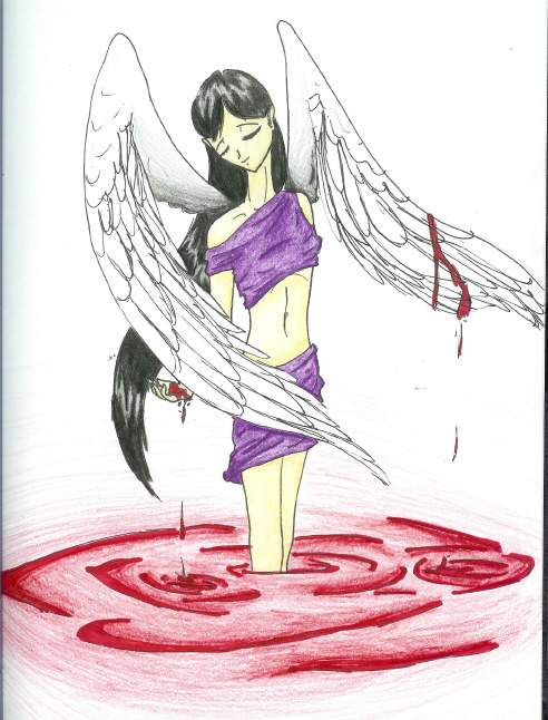 *blood angel by GothBlackAngel