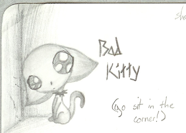 ^Bad bad kitty^ by GothBlackAngel