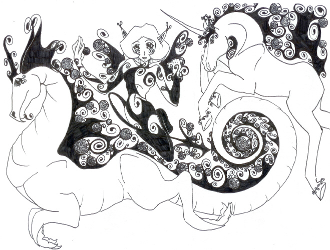 !Swirly fantasy by GothBlackAngel