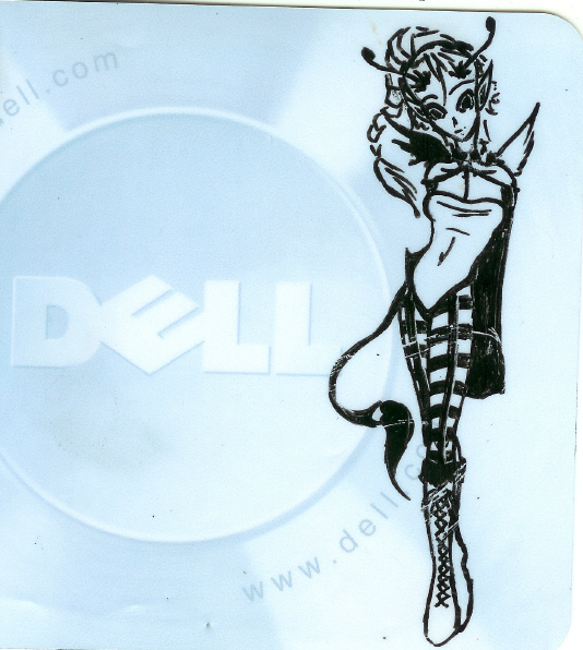 *The Alien of Dell by GothBlackAngel