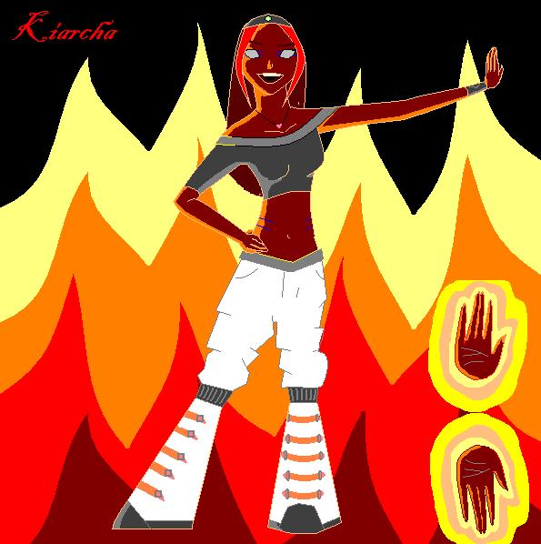 Kiarcha of Fire by GothicBird