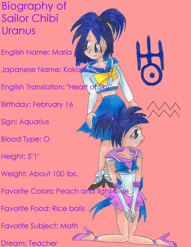 Biography of Sailor Chibi Uranus by GothicDancer