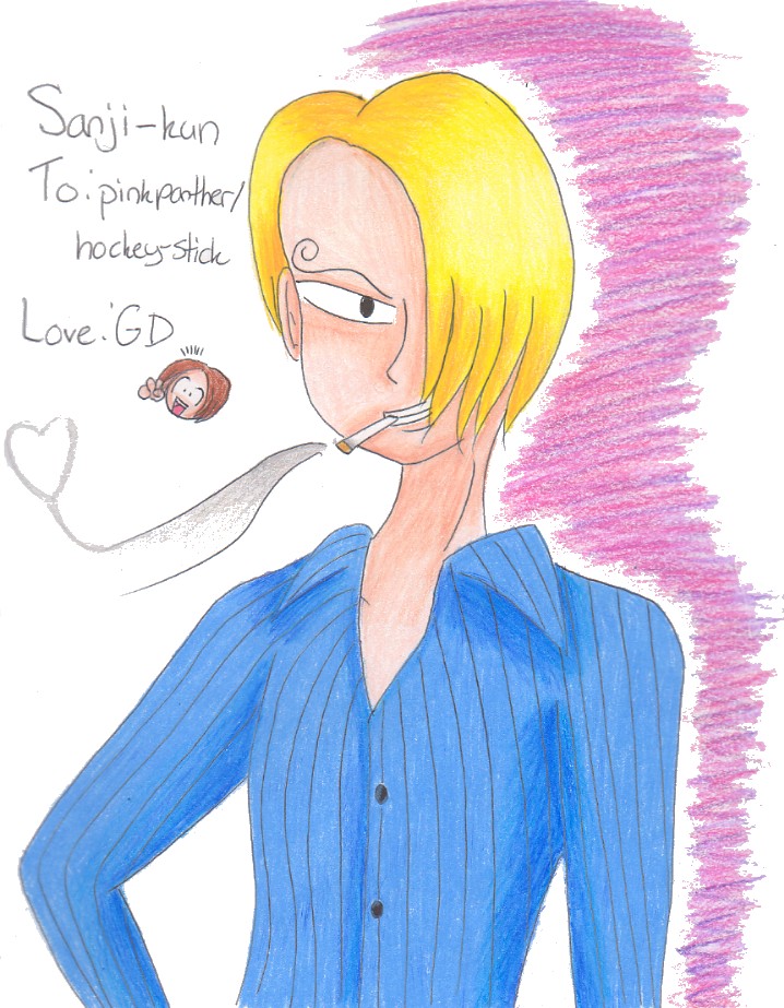 Sanji-kun for pink-panther! by GothicDancer
