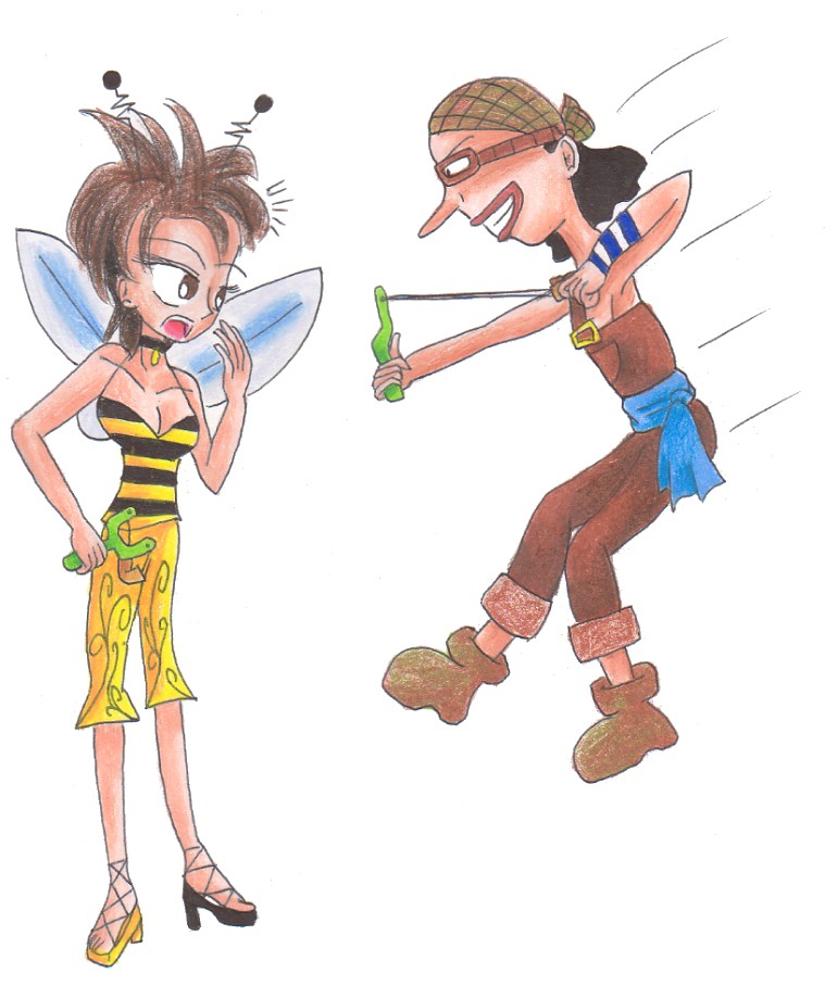 Round Two: Usopp vs. Naoko by GothicDancer