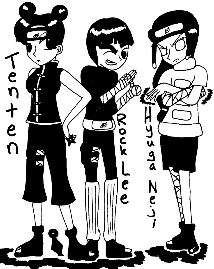 Gai-Sensei's Squad by GothicDancer