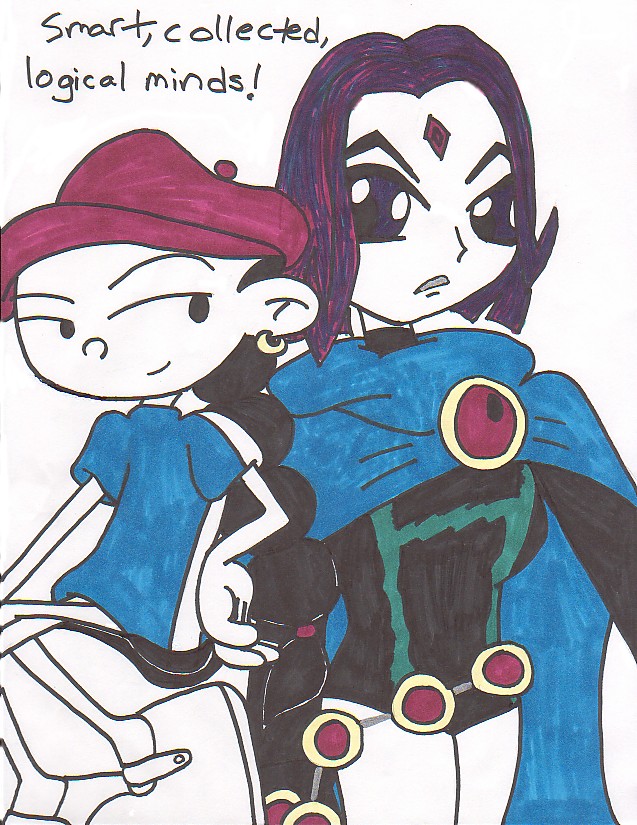 Numbah 5 and Raven by GothicDancer