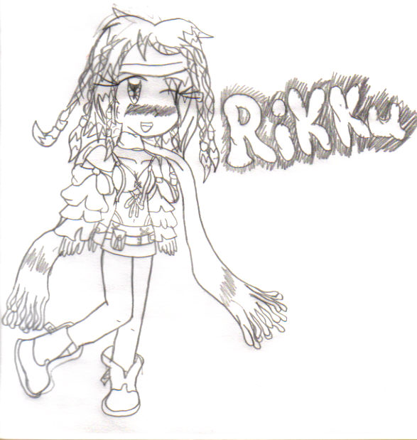 Manga Rikku by Gothic_Cerberus
