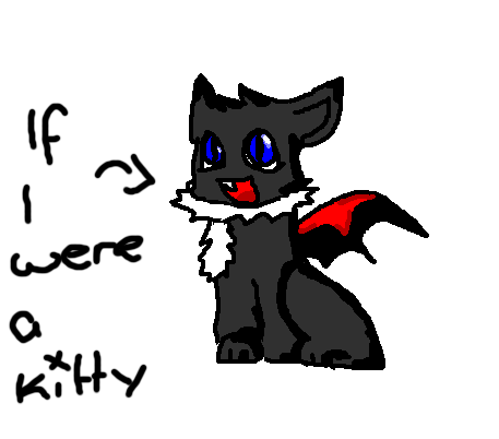 If I Were A Kitty by GothicfarieluvinJack